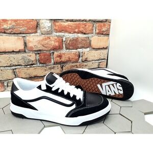 VANS Hylane Black White Men Sz 10 Chunky Skate Sneaker Old Skool Knu